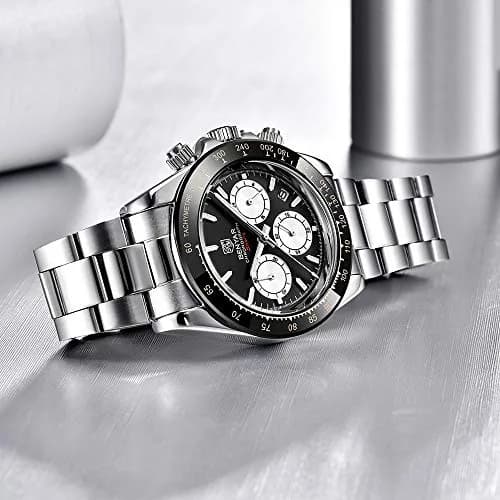 BENYAR Men's Watch Quartz Movement Wrist Watch 4.0cm Dial Diameter | Waterproof & Scratch Resistant thumbnail 5