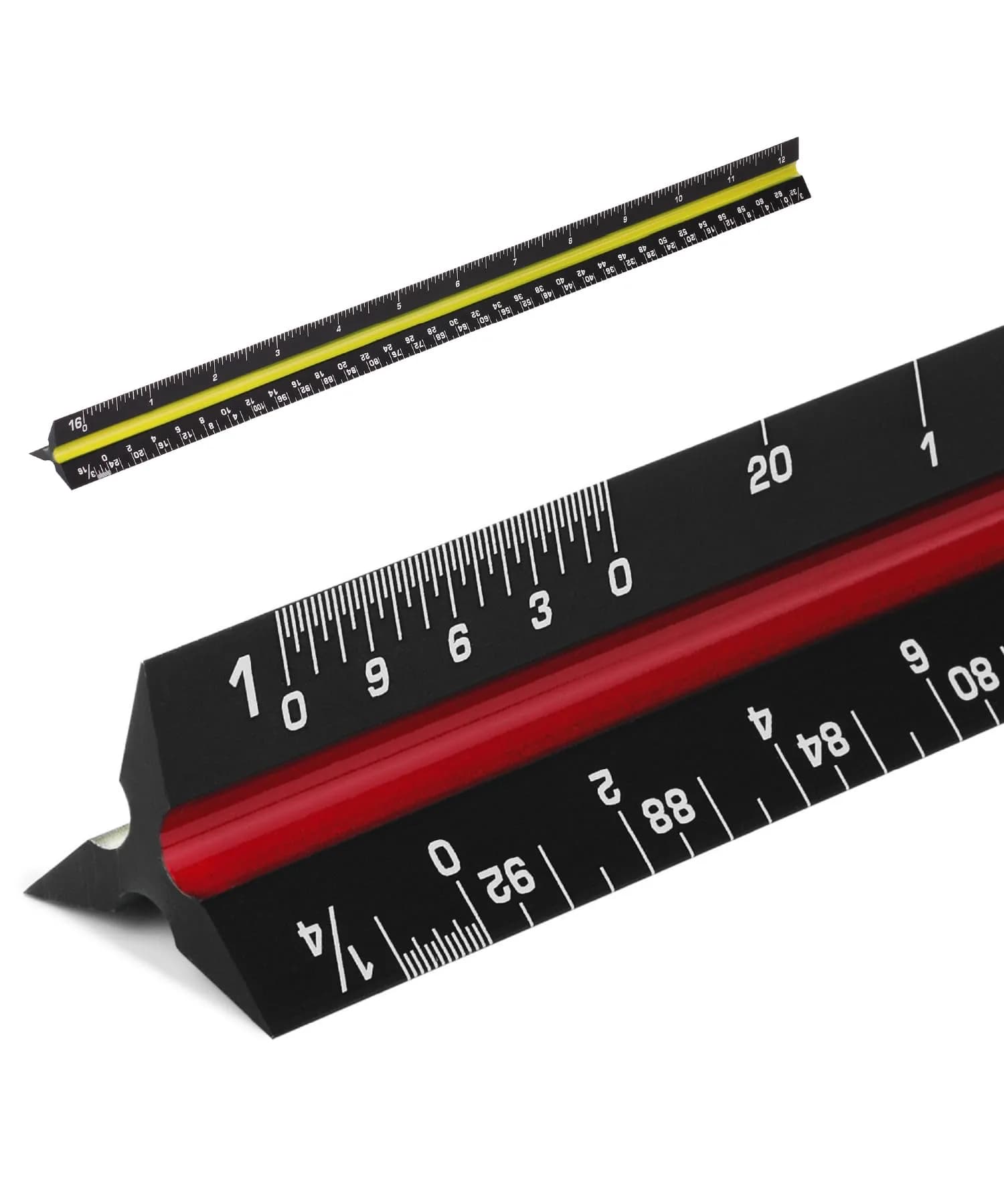 Mr. Pen Architectural Scale Ruler 12 inch (30 cm) Black | Precision Drafting Tool for Architects