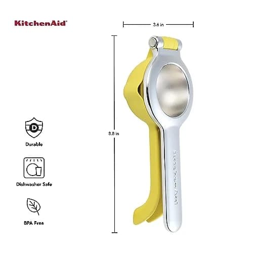KitchenAid Citrus Juice Press Squeezer for Lemons and Limes | Effortless, BPA-Free Aluminum, 8 Inch thumbnail 2
