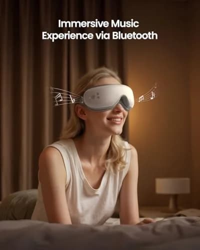 RENPHO Eyeris 1 Eye Massager with Heat | Sleep Mask with Remote Control for Relaxation thumbnail 6