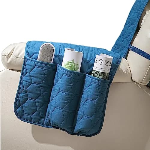 RBSC Home Recliner Chair Cover 30 Inches Peacock Blue Waterproof | Washable Furniture Protector thumbnail 4
