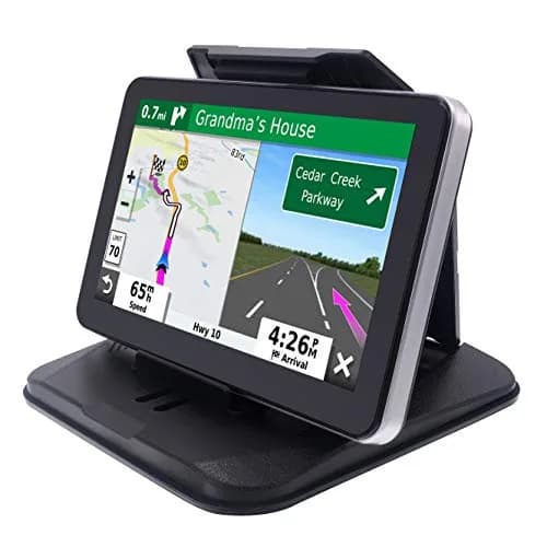 iSaddle Universal Dashboard GPS Phone Tablet PC Navigation Mount Holder with Silica Gel Base, Black (15.8cm x 15.8cm) thumbnail 1
