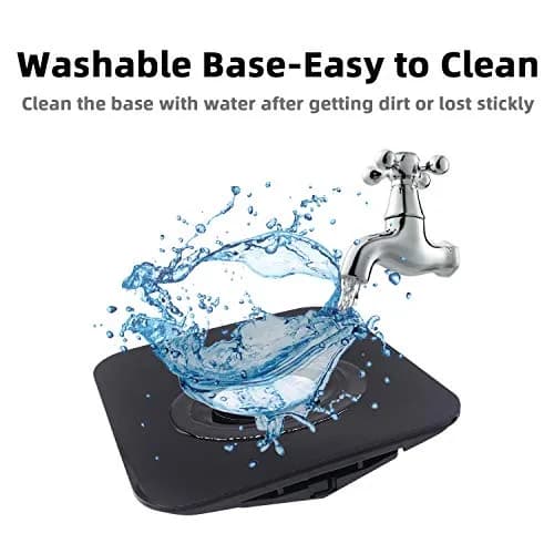 iSaddle Universal Dashboard GPS Phone Tablet PC Navigation Mount Holder with Silica Gel Base, Black (15.8cm x 15.8cm) thumbnail 5