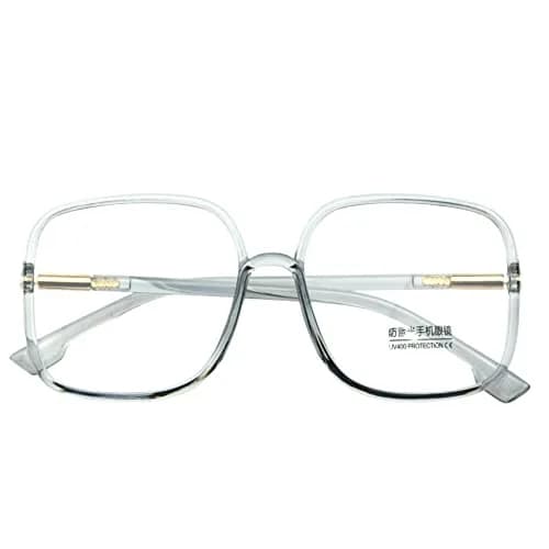 Shiratori Blue Light Blocking Glasses Retro Frame UV400 Protection | Big Nerd Style (139mm) thumbnail 5