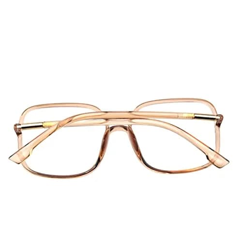Shiratori Blue Light Blocking Glasses Big Frame Retro Style | UV400 Anti Blue Ray Computer Eyeglasses for Women thumbnail 4