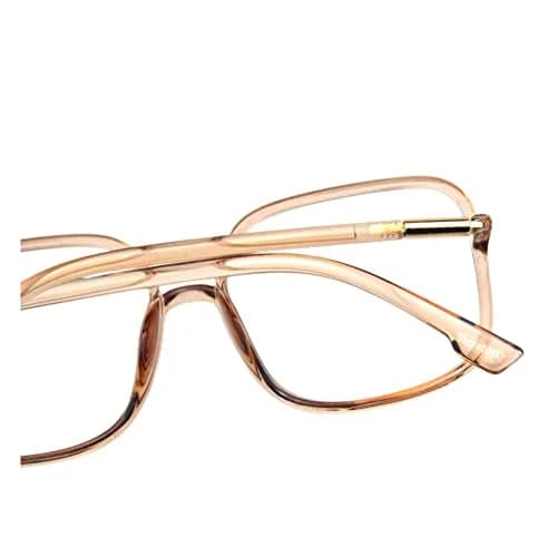Shiratori Blue Light Blocking Glasses Big Frame Retro Style | UV400 Anti Blue Ray Computer Eyeglasses for Women thumbnail 6