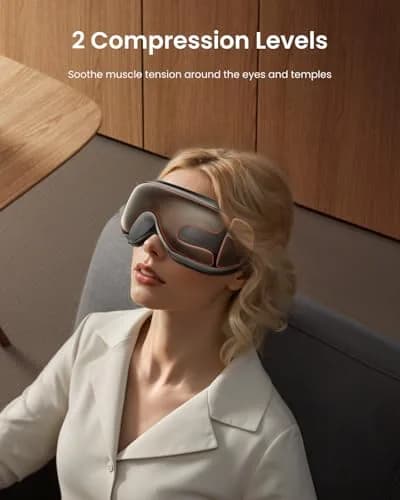 RENPHO Eyeris 1 Eye Massager with Heat & Remote Control | 104-113℉ (40-45℃) Heated Massage thumbnail 3