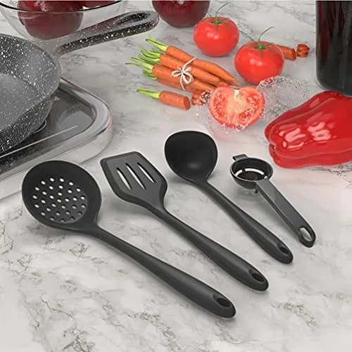 AOTHOD Silicone Cooking Utensils Set - Heat Resistant 446°F | BPA Free Kitchen Gadgets thumbnail 5