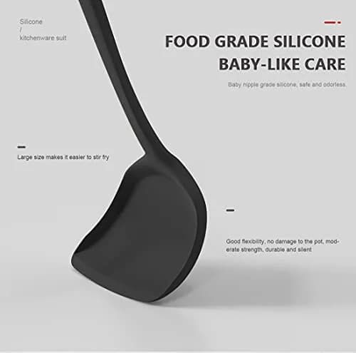 AOTHOD Silicone Cooking Utensils Set - Heat Resistant 446°F | BPA Free Kitchen Gadgets thumbnail 4