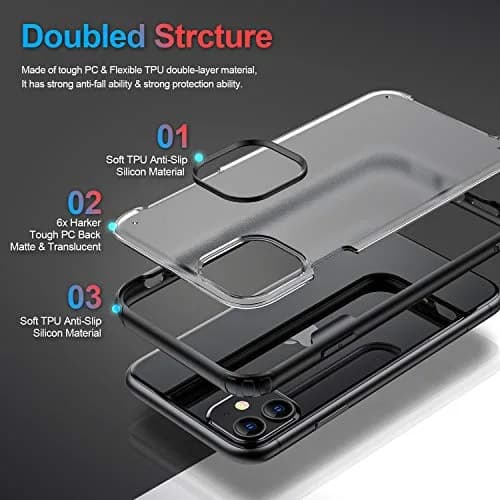 ORIbox Case Compatible with iPhone 11 | Translucent Matte, Shatterproof & Scratch Resistant thumbnail 3