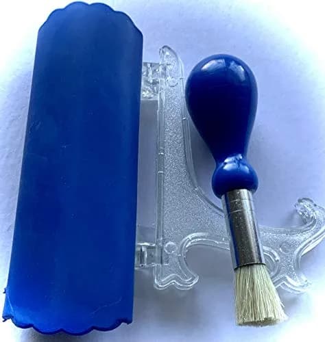 BonCera Ceramic Garlic Grater Plate 4-Piece Set - Blue Ocean Glazed | Versatile Kitchen Tool for Garlic, Ginger & Fruits thumbnail 10
