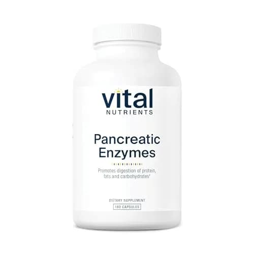 Vital Nutrients Pancreatic Enzymes 1000mg 180 Capsules | Supports Digestion & Nutrient Absorption thumbnail 1