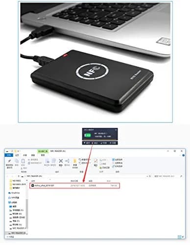 LEXI RFID NFC Duplicator NS106 with 5 T5577 & 5 UID Key Cards | USB Interface, 125KHz/13.56MHz Dual Frequency Copier thumbnail 5