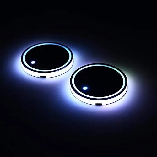 WedFeir LED Cup Holder Lights 7cm (2.75in) Round | 7 Colors & 3 Modes for Car Interior Atmosphere thumbnail 4