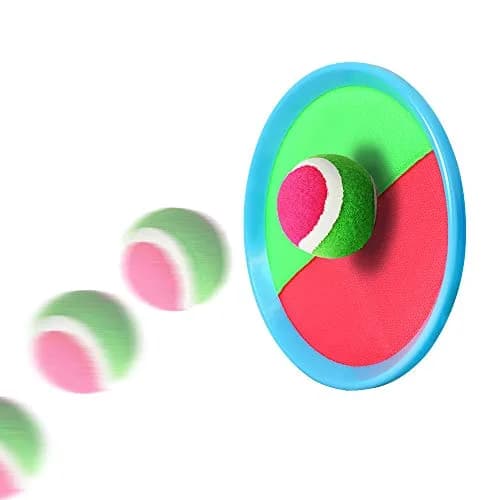 Ayeboovi Replacement Sticky Balls 4 Packs, 72.6g (2.6 Inch Diameter) | Toss and Catch Game Balls thumbnail 4