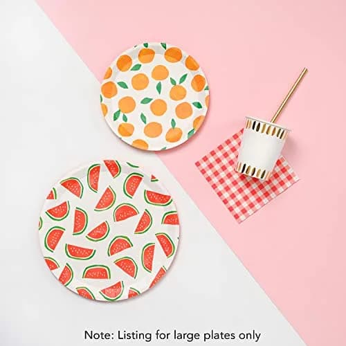 Coterie Fruit Large Paper Plates 9.25" | Summer Party, Kids Birthday, Baby Shower thumbnail 6