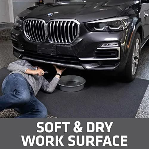 Drymate Premium Maintenance Mat 1.52m x 1.83m (5' x 6') | Absorbent, Waterproof Garage Floor Protection thumbnail 4