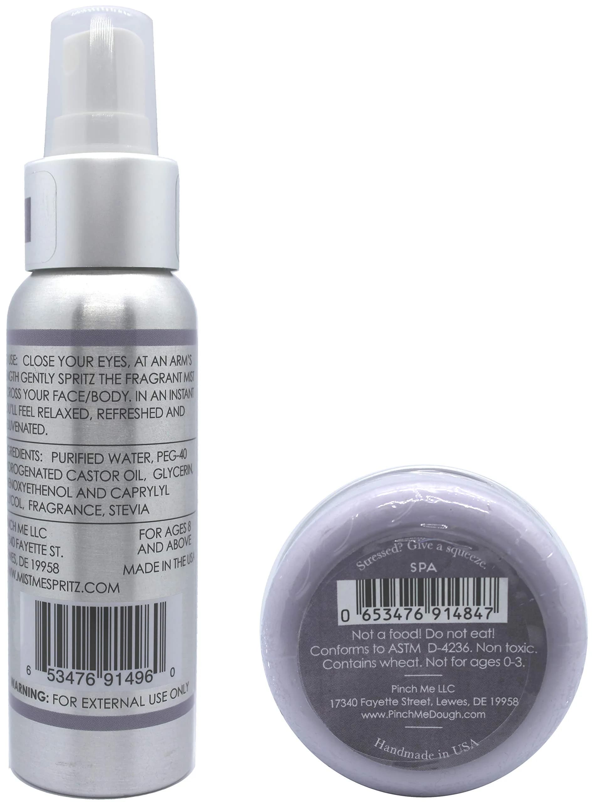 Pinch Me Stress Relief Combo Pack Mist Me Spray and Pinch Me Dough - 3 oz | Aromatherapy for Relaxation - main product image