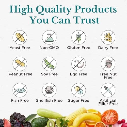 Vitalitown Probiotics 120 Billion CFUs | 36 Strains, with Prebiotics & Digestive Enzymes for Men Women | Shelf Stable | Digestive & Immune Support | Vegan, Non-GMO | 30 Delayed Release Veg Caps thumbnail 7