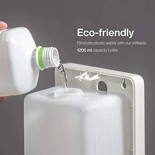 Luxton Home Automatic Hand Sanitizer Dispenser with Stand 1200ml | Touchless, Portable & Hygienic thumbnail 5