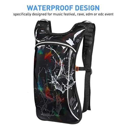 KUYOU Rave Hydration Pack 2L | Festival & Outdoor Water Backpack (100 words) thumbnail 3