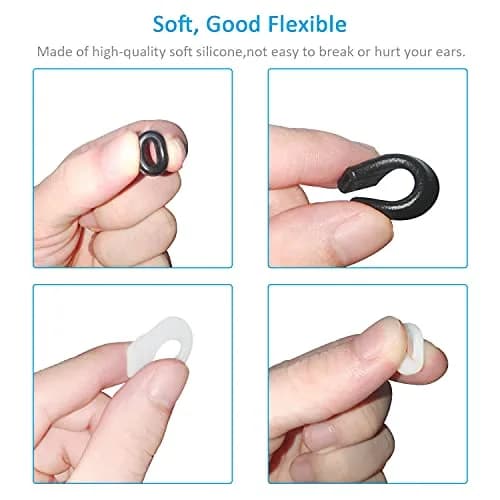 Mcyye Eyeglasses Ear Grips Silicone Anti Slip Retainer for Kids & Adults | Keep Glasses from Slipping thumbnail 4