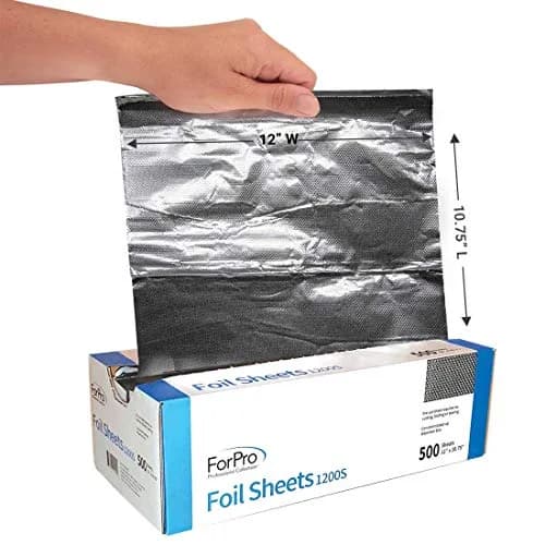 ForPro Embossed Foil Sheets 12" x 10.75" | Food & Hair Highlighting Aluminum (70-120c) thumbnail 3