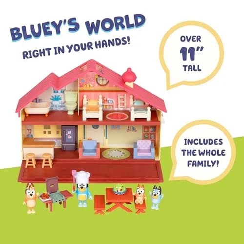 Bluey Family Home & BBQ Playhouse Mega Bundle with Figures & Furniture | Ages 3-5 thumbnail 3