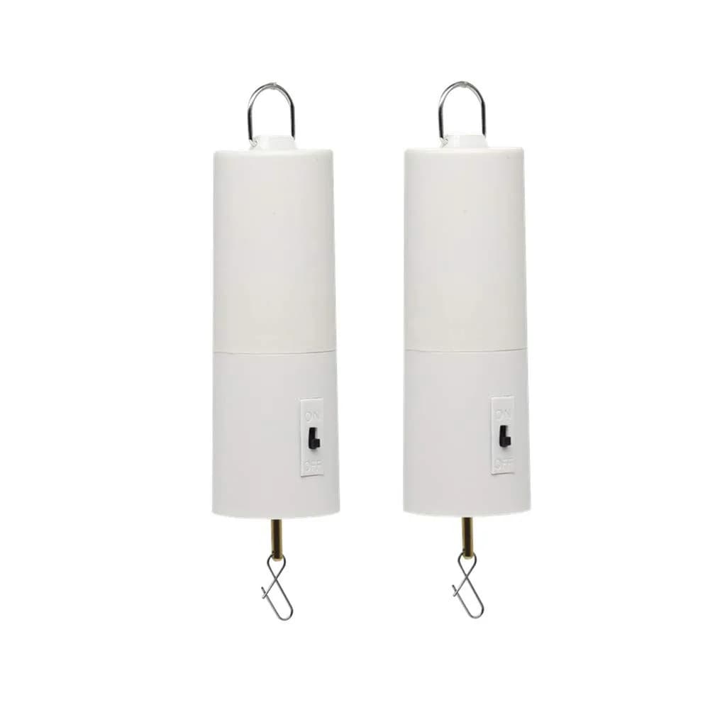 FENELY Battery Operated Wind Spinner Motor 2 Pack | 1.7 inches Diameter, 4.5 inches Long, 0.2 kg