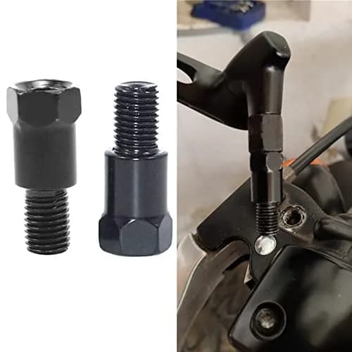 SEMIMO Motorcycle Mirror Mount Adapter 10mm RH to 8mm RH Screws (2-Pack) | Universal Fit for Bikes thumbnail 5