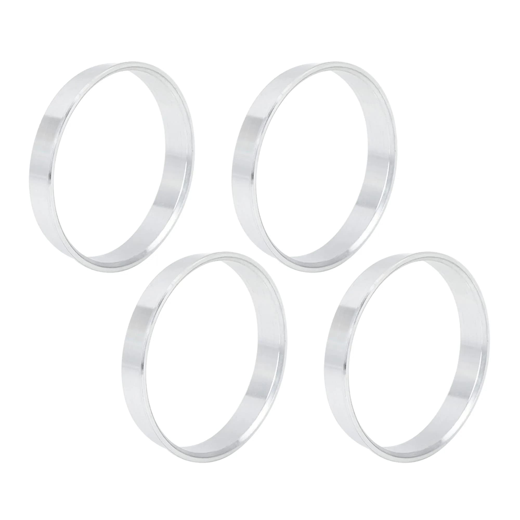 X AUTOHAUX Aluminium Alloy Hub Centric Rings 56.6mm (2.23") to 54.1mm (2.13") | Eliminate Steering Vibrations - main product image