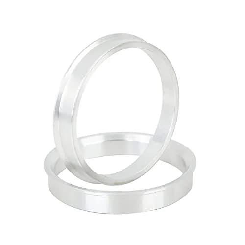 X AUTOHAUX 60.1mm to 54.1mm Aluminium Alloy Hub Centric Rings (4-Pack, Silver Tone) | Eliminate Steering Vibrations thumbnail 8