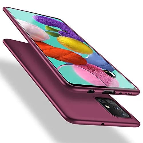 X-level Galaxy A51 Case Slim Fit Red | Ultra Thin TPU Cover with Perfect Fit thumbnail 1