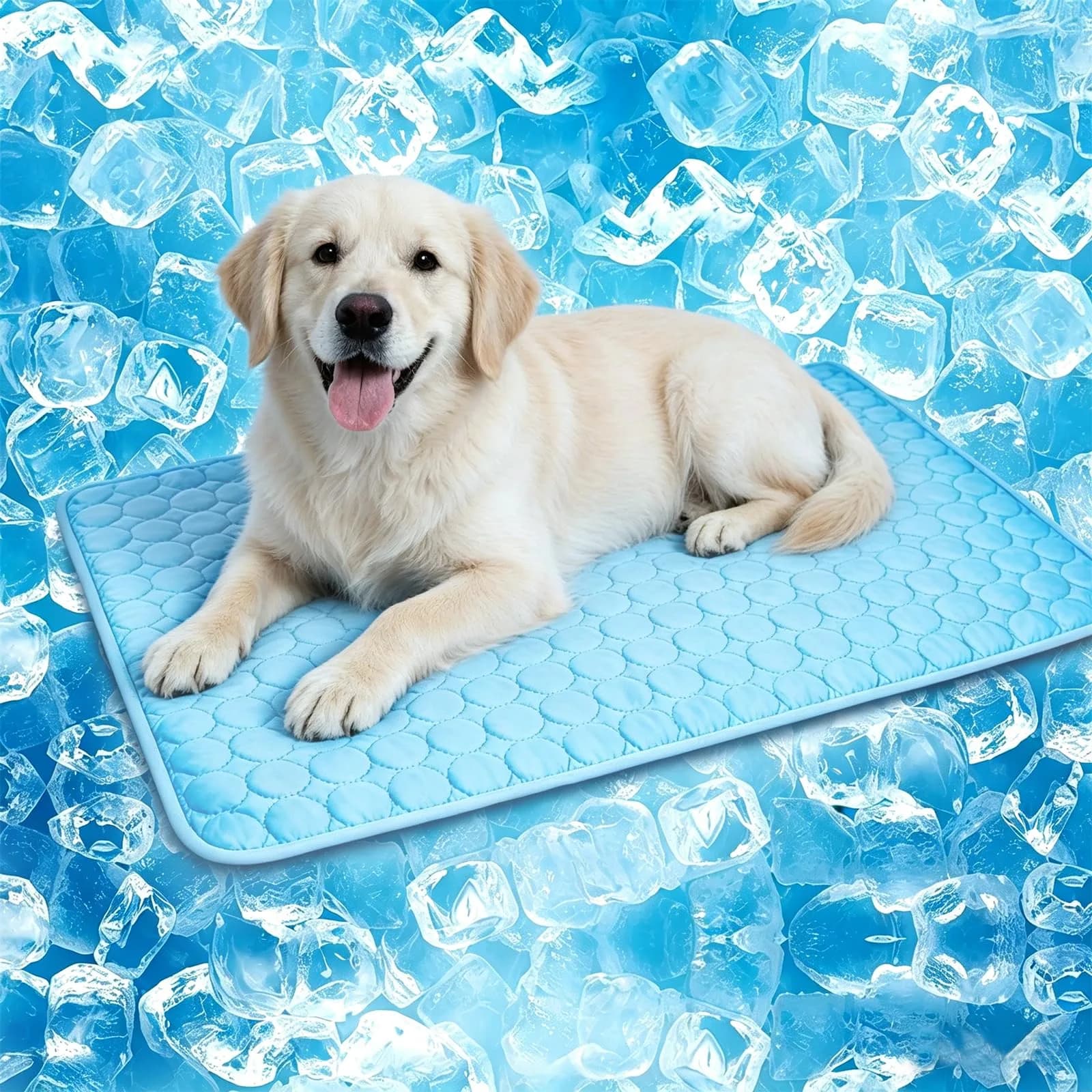 dgdgbaby Portable Dog Cooling Mat 22x28 in | Self-Cooling, Washable, Non-Slip Summer Bed - main product image