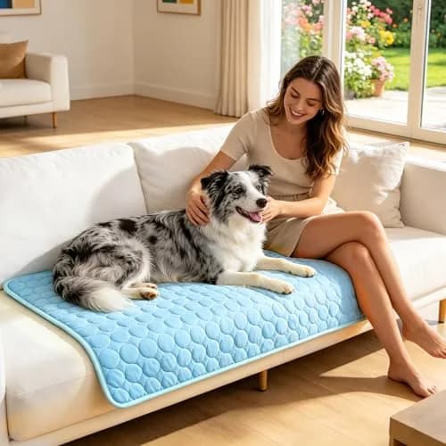 dgdgbaby Portable Dog Cooling Mat 22x28 in | Self-Cooling, Washable, Non-Slip Summer Bed thumbnail 7
