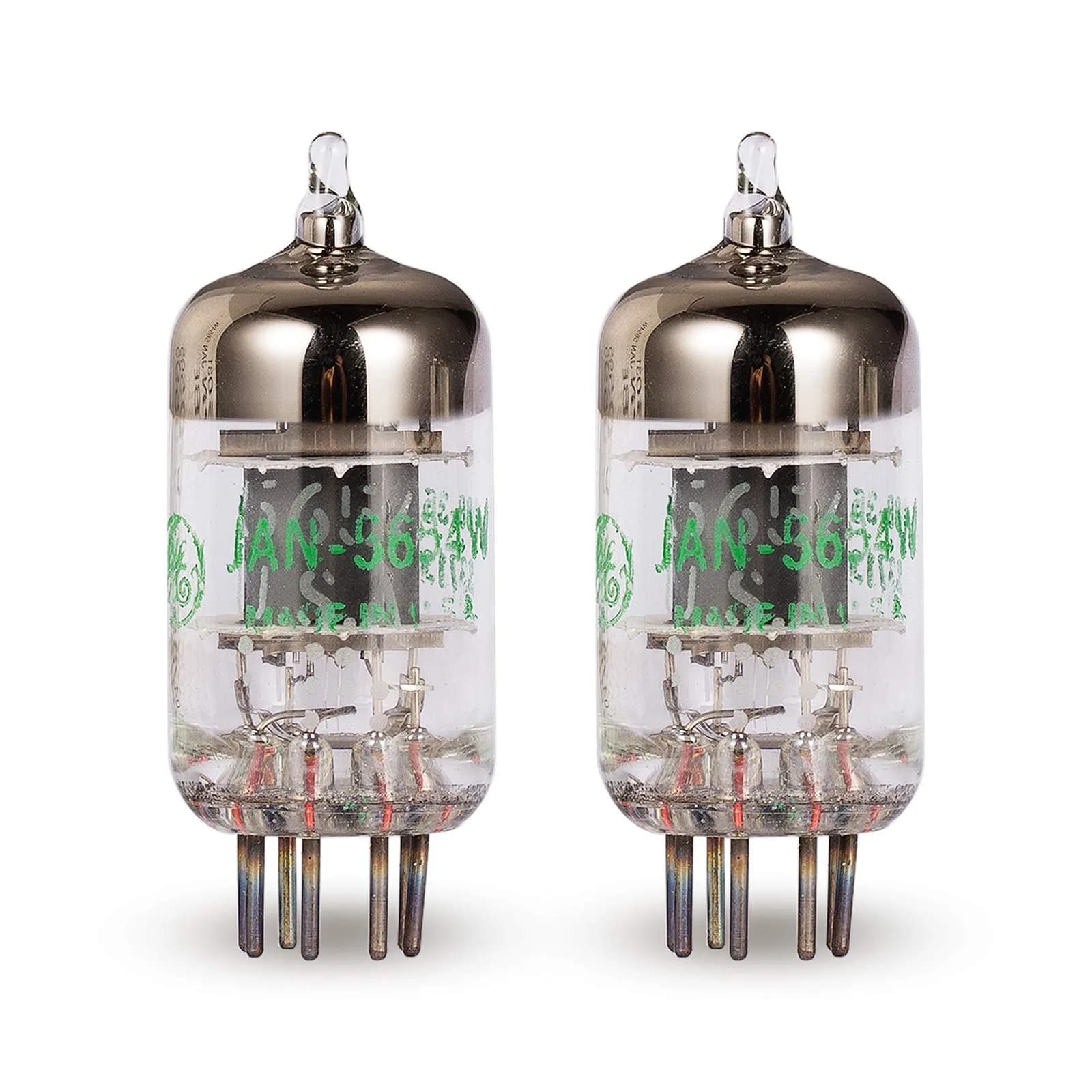 Douk Audio Matched Pair GE JAN 5654W Vacuum Tubes Upgrade for 6AK5 6J1 6Ж1 EF95 6J1P (2-Pack)