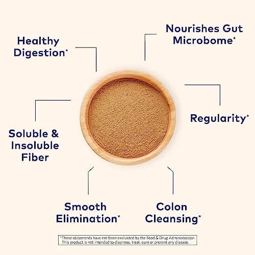 ORGANIC INDIA Psyllium Husk Powder 10 Oz | USDA Organic, Gluten Free, Dietary Fiber Support thumbnail 3