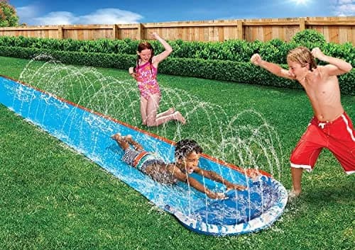 BANZAI Soak 'N Splash Water Slide 5.03 m (16 ft) x 71 cm (28 in) | ASTM-Tested Outdoor Fun thumbnail 2