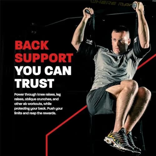Hawk Sports Black Lifting Straps Gym Accessories with Steel Carabiners, 2-Pack (300 lbs Capacity) thumbnail 6
