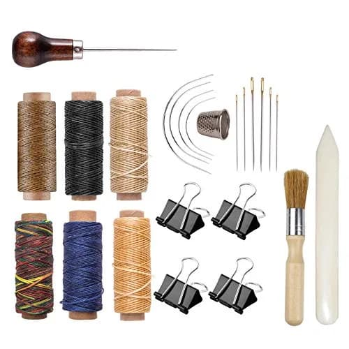 KOOTIKO Bookbinding Kit Supplies Starter Tools Set | 24-Piece Genuine Bone Folder & Waxed Thread for DIY Books thumbnail 1