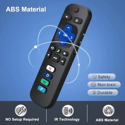 LOUTOC Replacement RC280 RC282 Remote Control for TCL Roku TVs | Infrared Universal Remote thumbnail 5