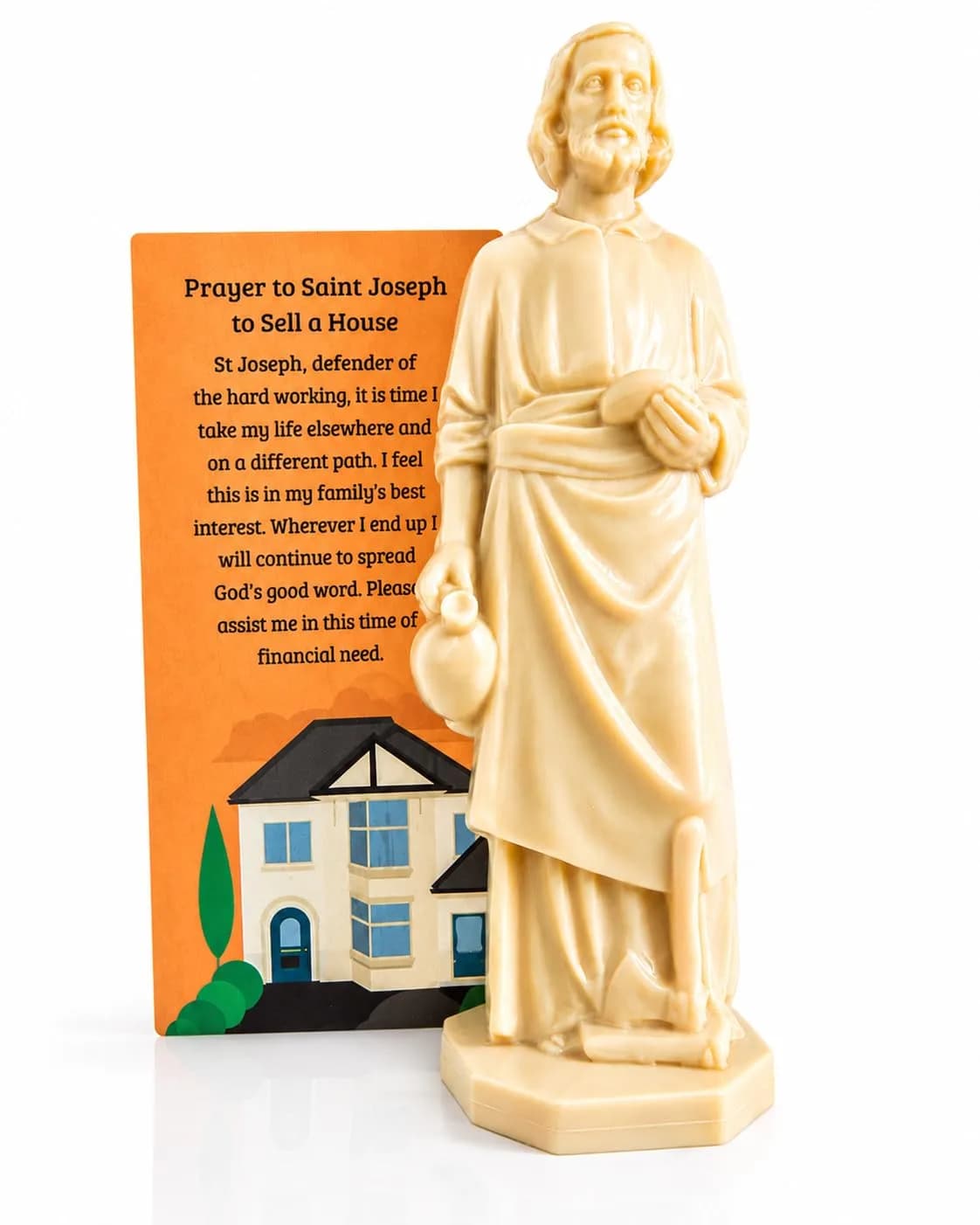 Westmon Works Saint Joseph Statue Home Seller Kit with Prayer Card | Catholic Home Sale Ritual - main product image