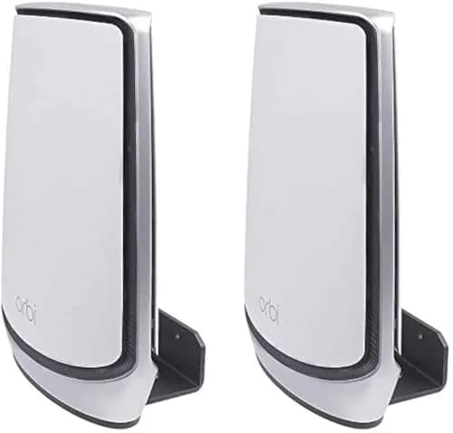 VOMENC WiFi 6 Wall Mount Holder for Orbi Mesh WiFi 6 System | Metal Wall Mount Compatible with RBK850, RBK852, RBS750 (2 Pack) thumbnail 1