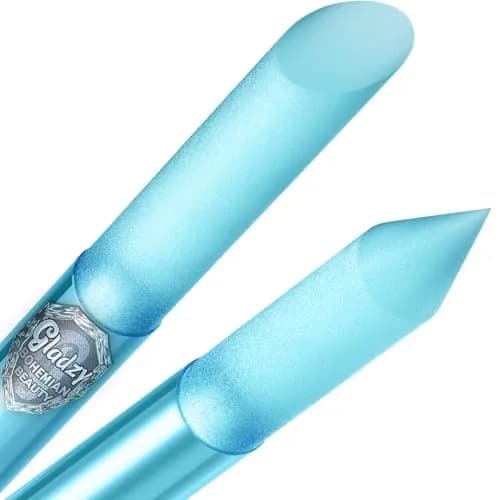 Gladzy Glass Cuticle Pusher & Remover Stick - Professional Czech Crystal Nail Tool | 160mm (6.3 inch) thumbnail 1