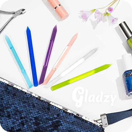 Gladzy Glass Cuticle Pusher & Remover Stick - Professional Czech Crystal Nail Tool | 160mm (6.3 inch) thumbnail 7
