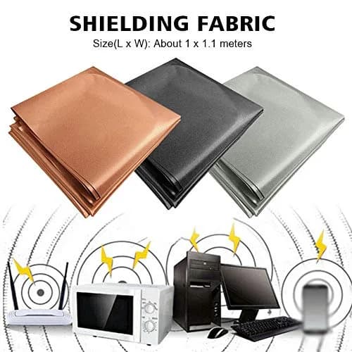 Erthree RF Shielding Fabric, RFID Blocking Material 1.1m x 1m | Blocks Cell, WiFi, GPS Signals thumbnail 3