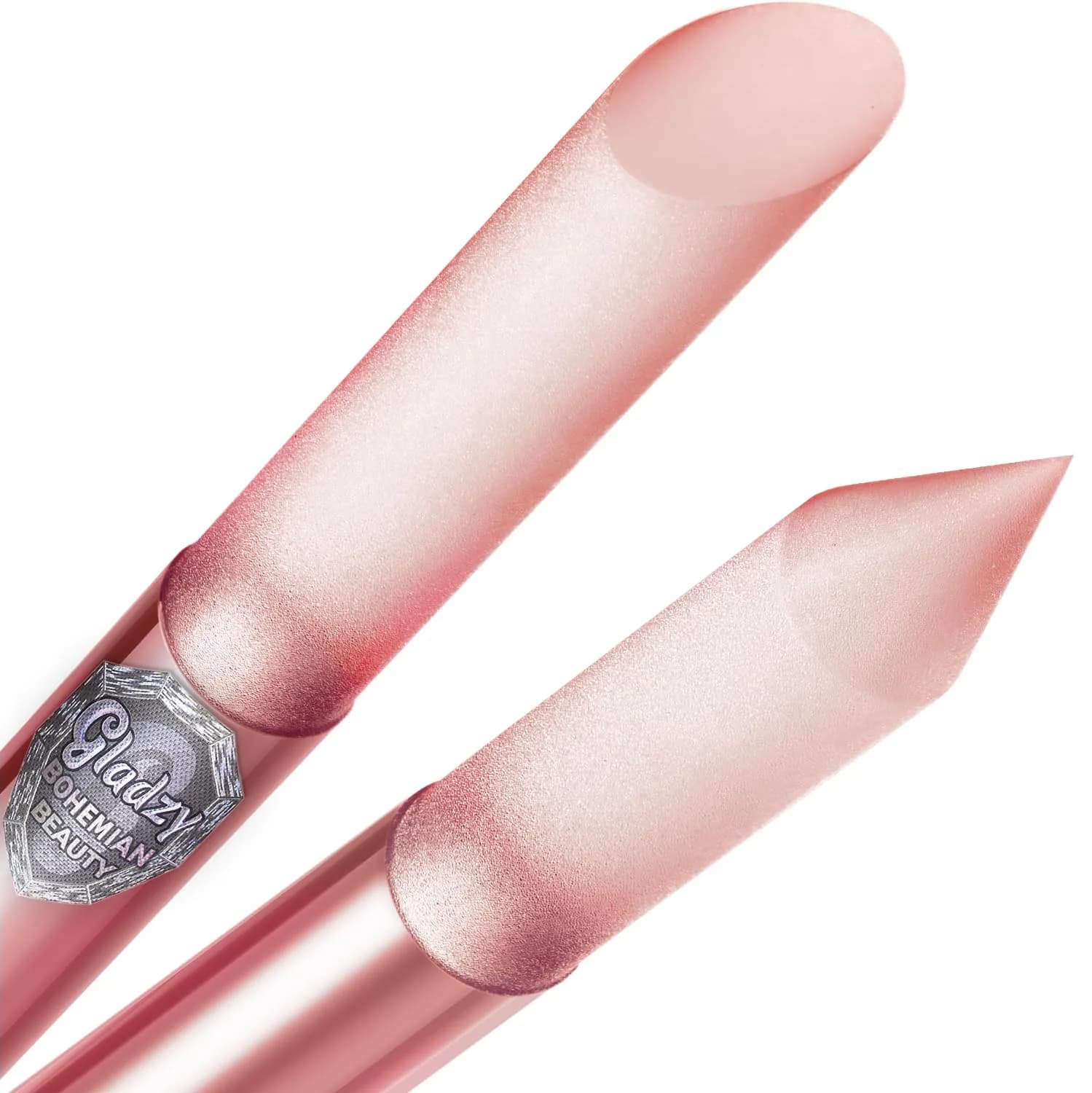 Gladzy Glass Cuticle Pusher - Manicure Stick Violet | 160mm (6.3in) — Glass Cuticle Pusher - Pink