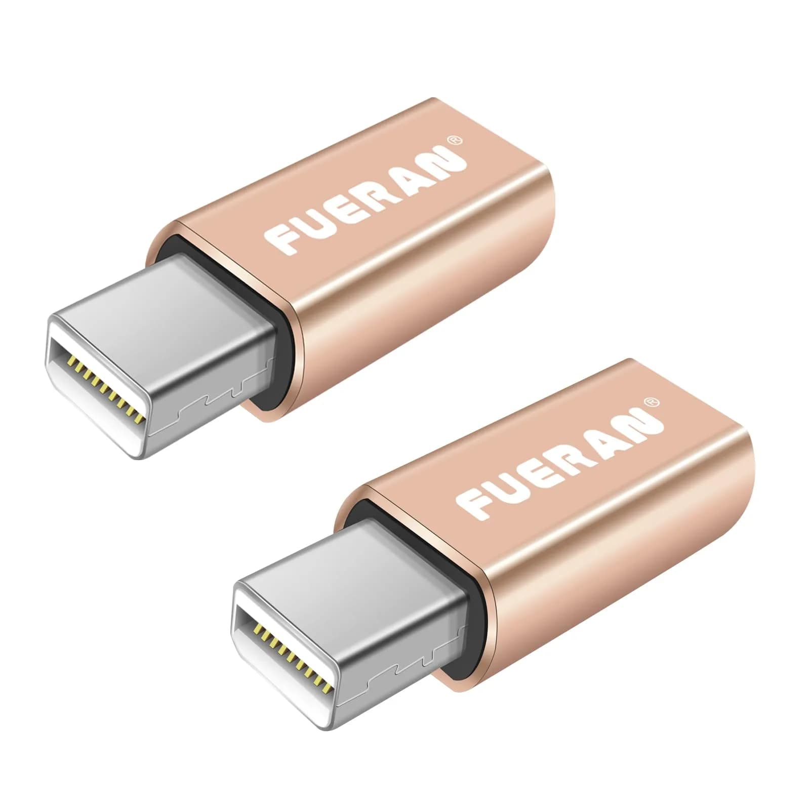 FUERAN Mini DP Display Emulator Plug 2560x1600@60Hz | Extends Headless PC Resolution — Mini DP-2560x1600@60Hz-2P