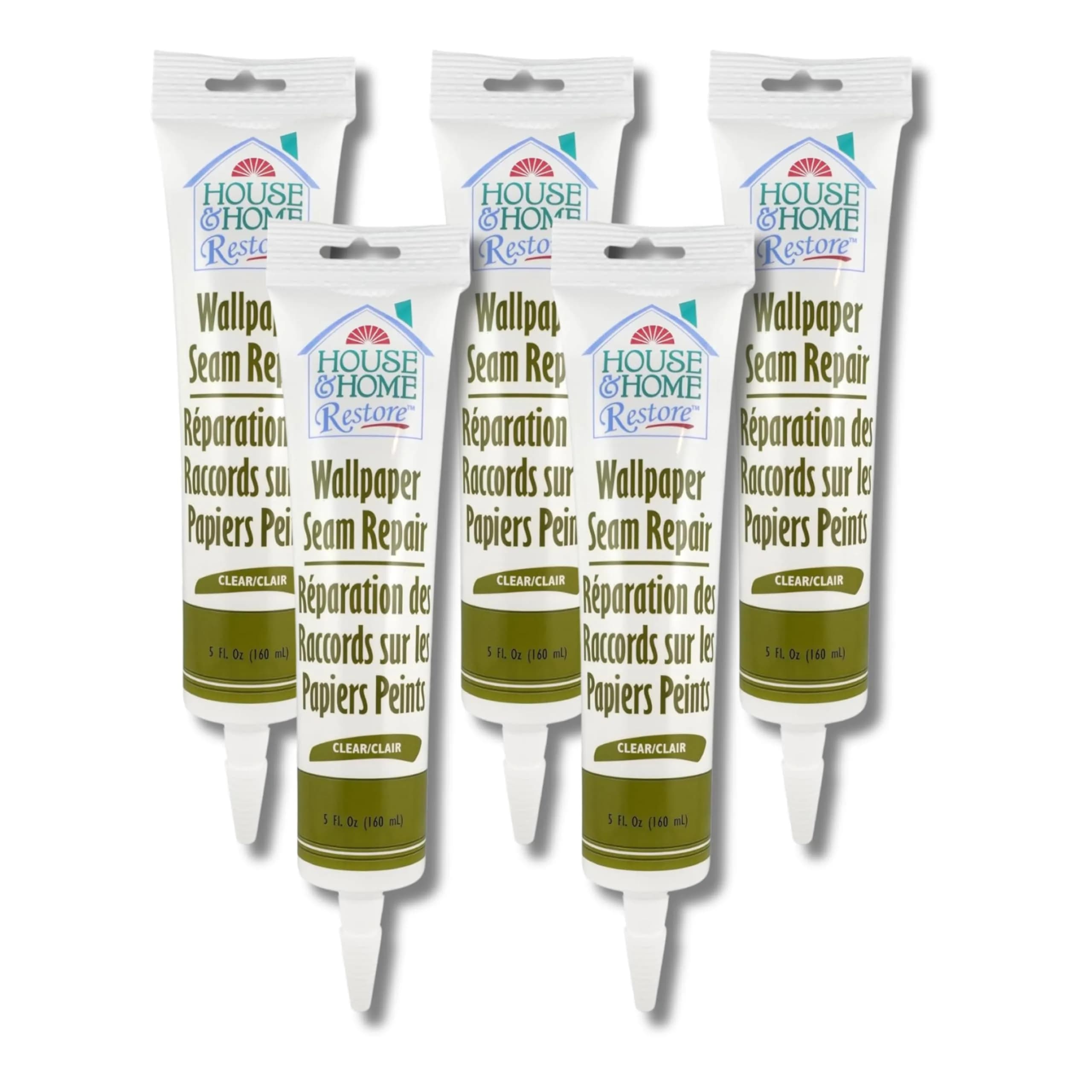 Red Devil Wallpaper Adhesive Paste 148ml (5 oz) 5-Pack | Bonds Wallpaper Seams for Kitchens & Baths - main product image