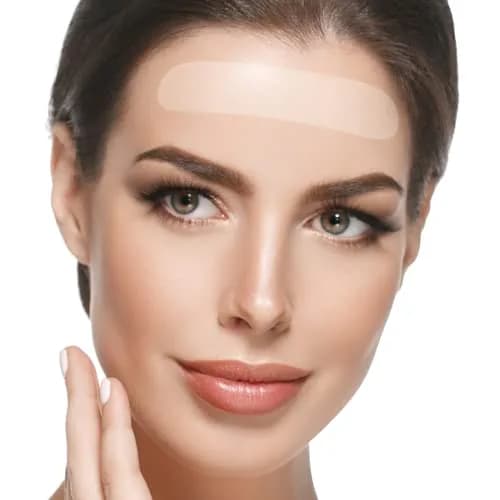 BLUMBODY Forehead Wrinkle Patches – Anti-Wrinkle Facial Patches to Smooth Fine Lines on Forehead & Between Eyes – Non-Silicone Face Tape – Comfortable Overnight Use (50 Count) thumbnail 1